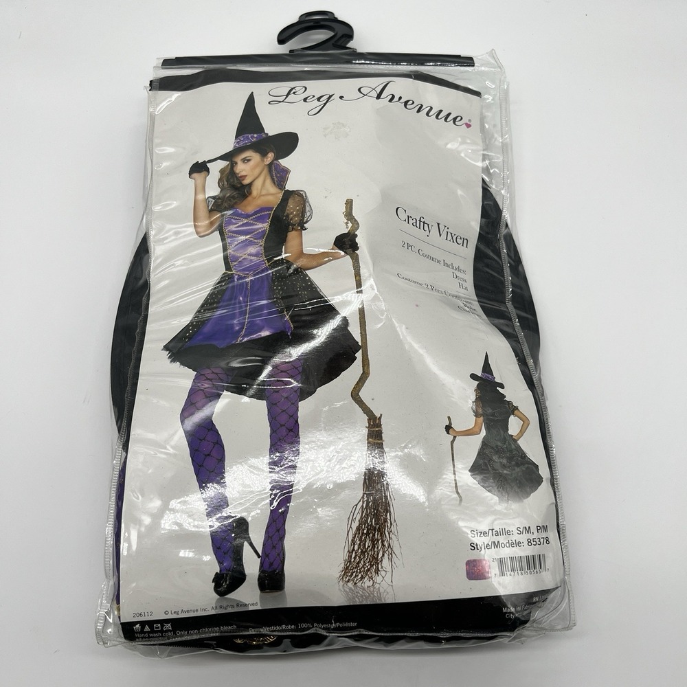 Adult Leg Avenue Black Magic Babe Witch Ladies halloween costume S/M P/M‎ 85378
